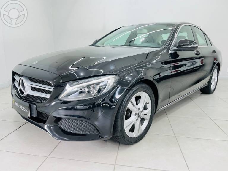 MERCEDES-BENZ - C 180 1.6 CGI AVANTGARDE 16V TURBO FLEX 4P AUTOMÁTICO - 2017/2018 - PRETA - R$ 124.900,00