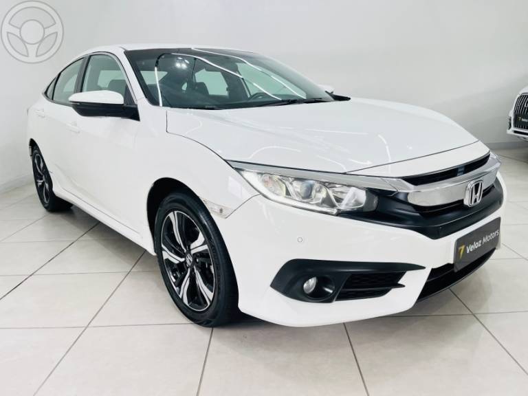 HONDA - CIVIC 2.0 16V FLEXONE EXL 4P CVT - 2018/2018 - BRANCA - R$ 114.999,00