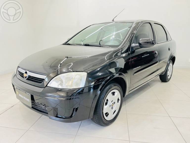 CHEVROLET - CORSA 1.4 MPFI PREMIUM SEDAN 8V FLEX 4P MANUAL - 2011/2012 - PRETA - R$ 33.900,00