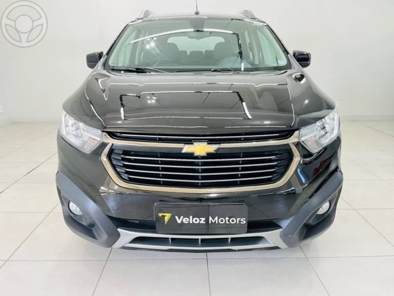 CHEVROLET - SPIN 1.8 8V ACTIV7 FLEX 5P AUTOMÁTICO - 2018/2019 - PRETA - R$ 84.900,00