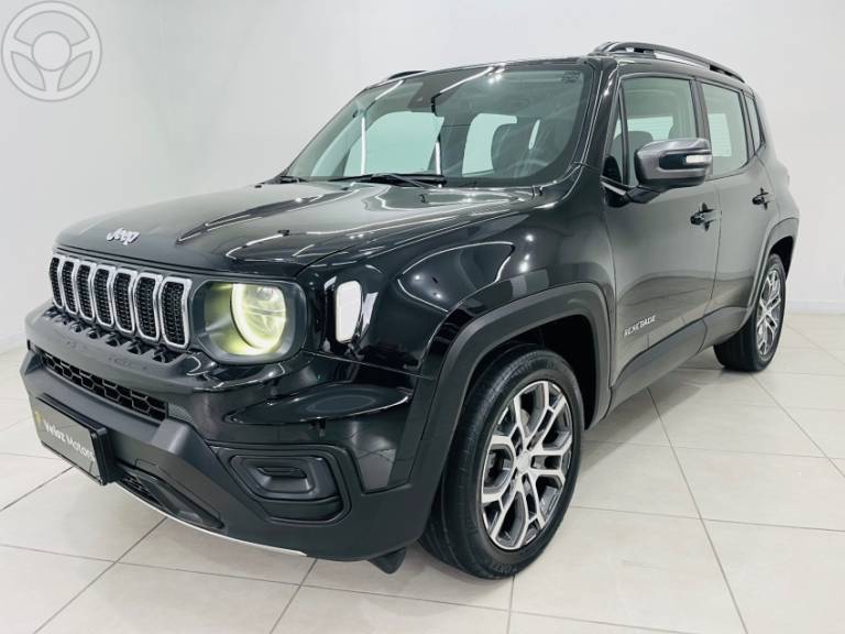 JEEP - RENEGADE 1.3 LONGITUDE T270 TURBO FLEX 4P AUTOMÁTICO - 2022/2023 - PRETA - R$ 114.900,00