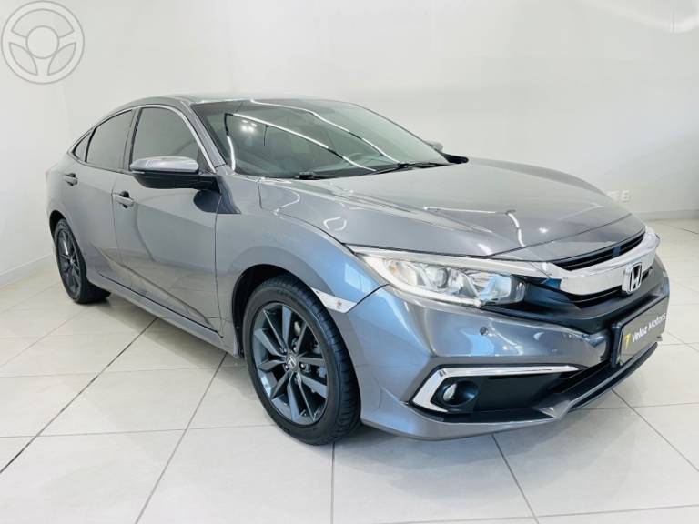 HONDA - CIVIC 2.0 16V FLEXONE EXL 4P CVT - 2020/2020 - CINZA - R$ 124.900,00