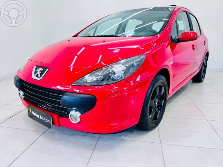 PEUGEOT - 307 1.6 PRESENCE PACK 16V FLEX 4P MANUAL - 2009/2010 - VERMELHA - R$ 29.900,00