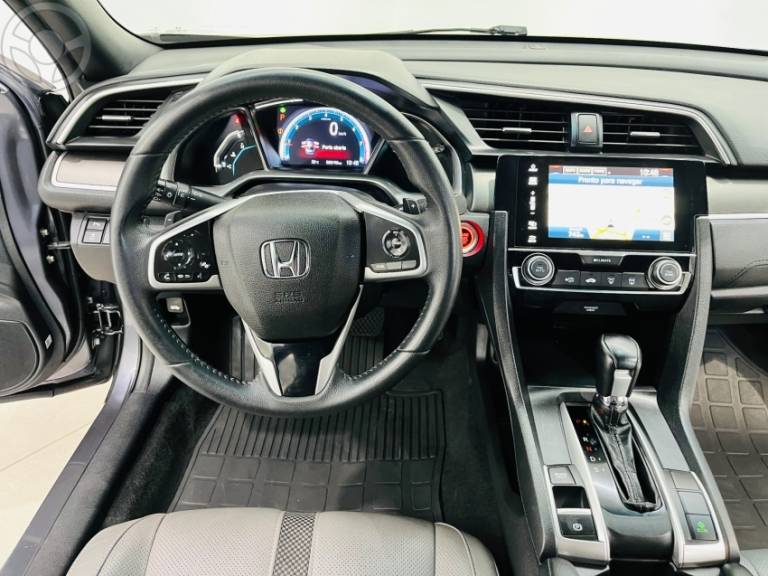 HONDA - CIVIC 2.0 16V FLEXONE EXL 4P CVT - 2020/2020 - CINZA - R$ 124.900,00