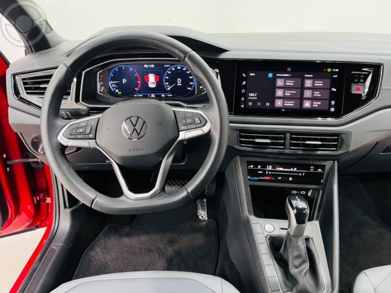 VOLKSWAGEN - NIVUS 1.0 200 TSI HIGHLINE LAUNCHING EDITION TOTAL FLEX 4P AUTOMÁTICO - 2023/2024 - VERMELHA - R$ 123.000,00