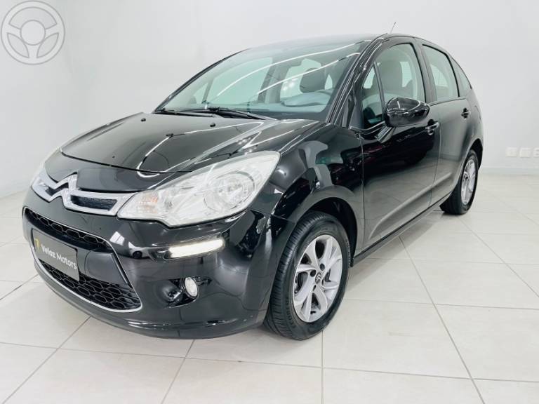 CITROËN - C3 1.5 TENDANCE 8V FLEX 4P MANUAL - 2013/2014 - PRETA - R$ 39.990,00