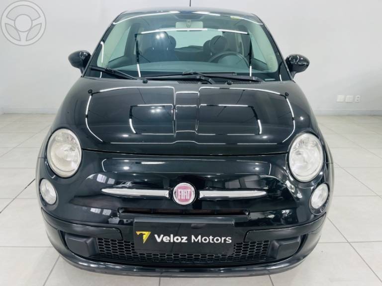 FIAT - 500 1.4 CULT 8V FLEX 2P MANUAL - 2011/2012 - PRETA - R$ 43.990,00