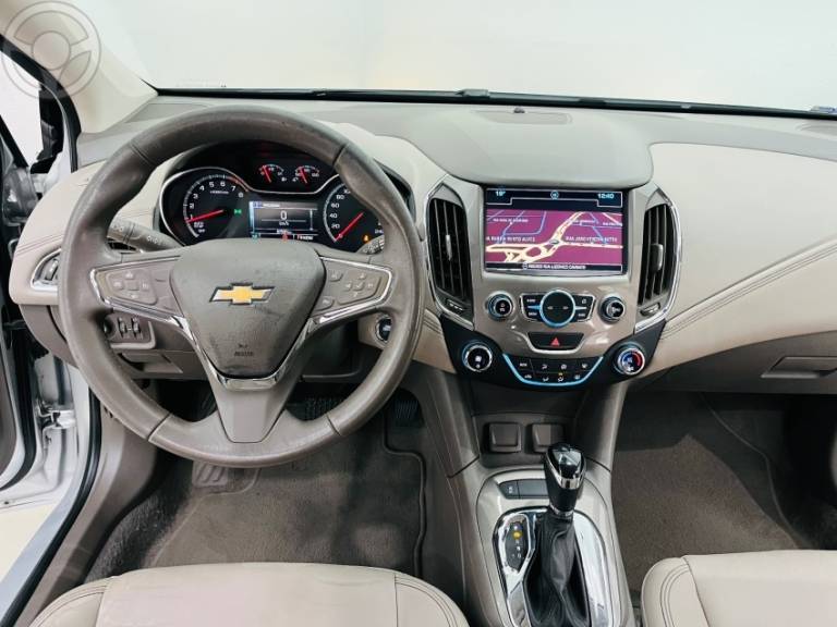 CHEVROLET - CRUZE 1.4 TURBO LTZ 16V FLEX 4P AUTOMÁTICO - 2016/2017 - PRATA - R$ 84.990,00