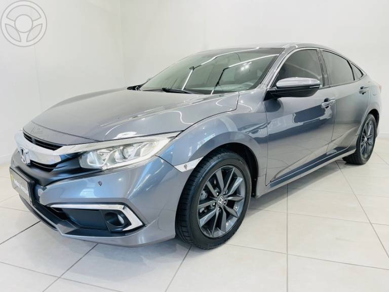 HONDA - CIVIC 2.0 16V FLEXONE EXL 4P CVT - 2020/2020 - CINZA - R$ 124.900,00