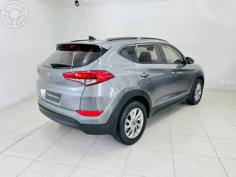 HYUNDAI - TUCSON 1.6 16V T-GDI GLS ECOSHIFT - 2018/2019 - CINZA - R$ 112.900,00