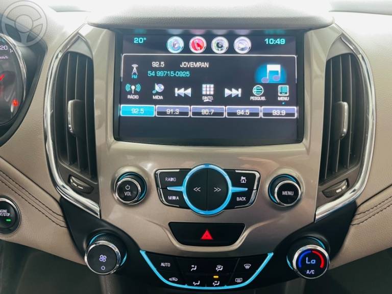 CHEVROLET - CRUZE 1.4 TURBO LTZ SPORT6 16V FLEX 4P AUTOMÁTICO - 2018/2018 - PRETA - R$ 93.500,00