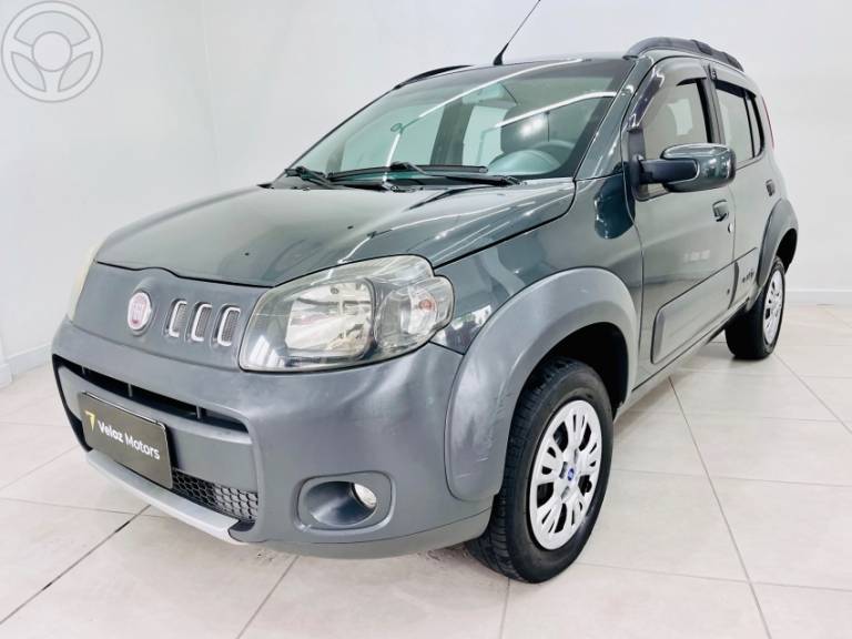 FIAT - UNO 1.0 WAY 8V FLEX 4P MANUAL - 2011/2011 - CINZA - R$ 29.500,00