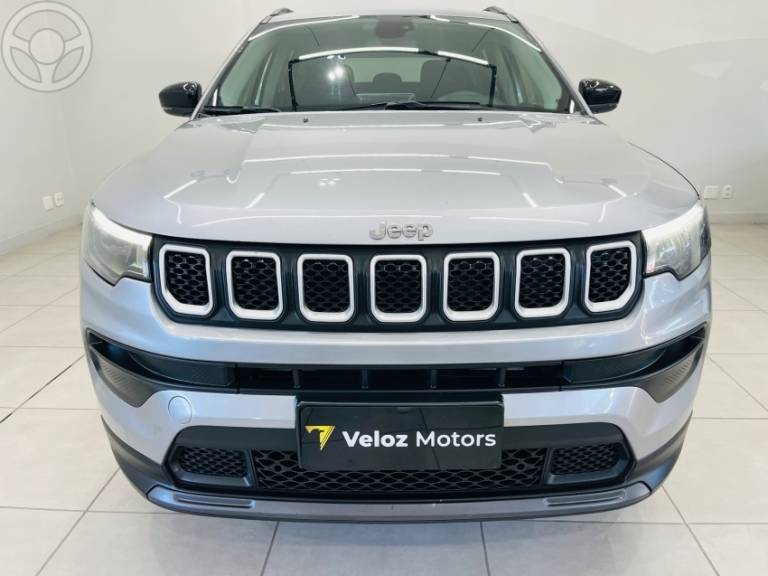 JEEP - COMPASS 1.3 SPORT T270 16V TURBO FLEX 4P AUTOMÁTICO - 2021/2022 - PRETA - R$ 112.990,00