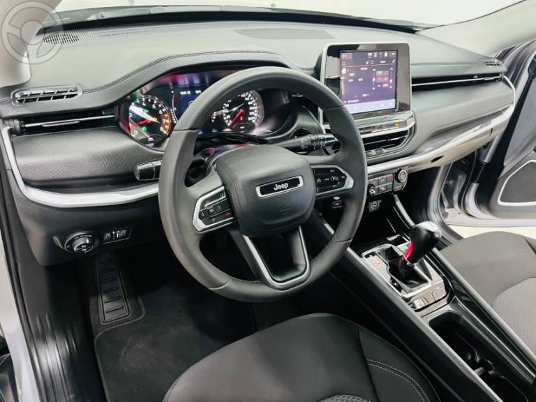 JEEP - COMPASS 1.3 SPORT T270 16V TURBO FLEX 4P AUTOMÁTICO - 2021/2022 - PRETA - R$ 112.990,00