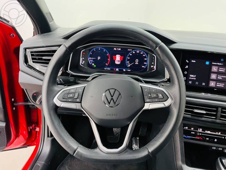 VOLKSWAGEN - NIVUS 1.0 200 TSI HIGHLINE LAUNCHING EDITION TOTAL FLEX 4P AUTOMÁTICO - 2023/2024 - VERMELHA - R$ 123.000,00