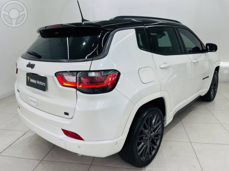 JEEP - COMPASS 1.3 SERIE S T270 16V TURBO FLEX 4P AUTOMÁTICO - 2021/2022 - BRANCA - R$ 159.900,00