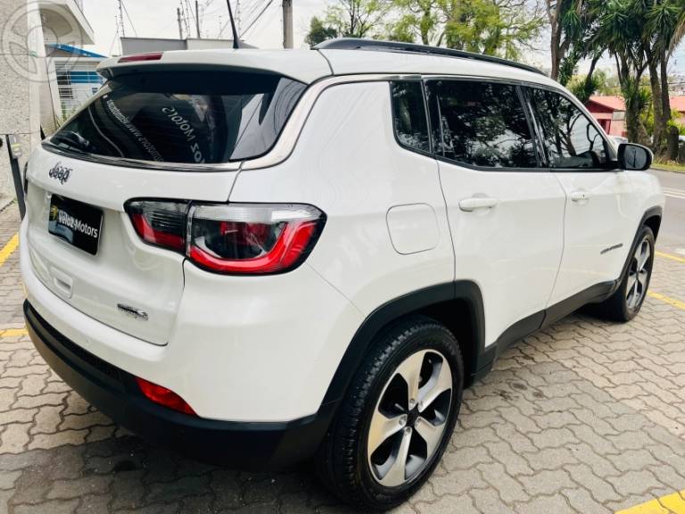 JEEP - COMPASS 2.0 16V FLEX LONGITUDE AUTOMÁTICO - 2017/2018 - BRANCA - R$ 93.990,00