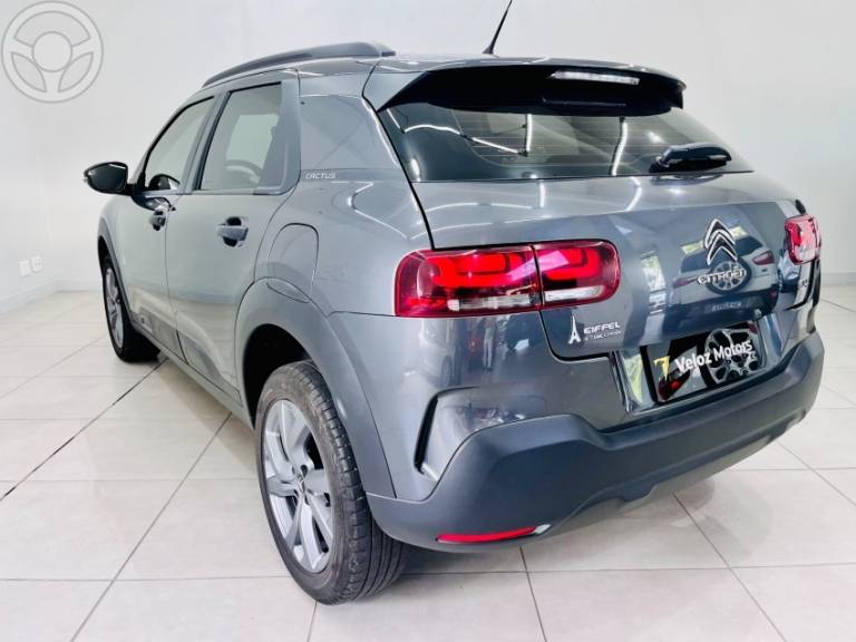 CITROËN - C4 CACTUS 1.6 VTI FEEL FLEX 4P AUTOMATICO - 2020/2020 - CINZA - R$ 71.500,00