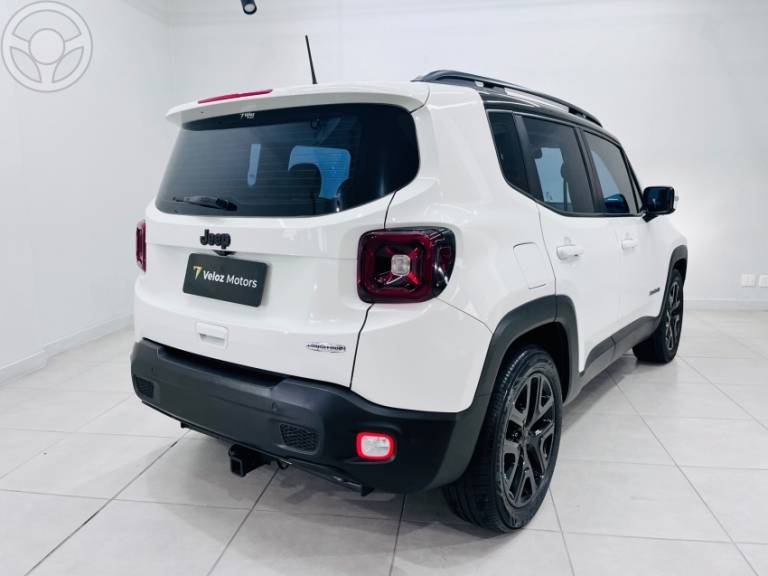 JEEP - RENEGADE 1.8 16V FLEX LONGITUDE 4P AUTOMÁTICO - 2020/2021 - BRANCA - R$ 92.990,00