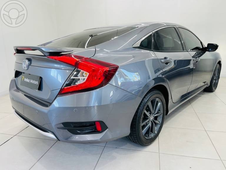 HONDA - CIVIC 2.0 16V FLEXONE EXL 4P CVT - 2020/2020 - CINZA - R$ 124.900,00