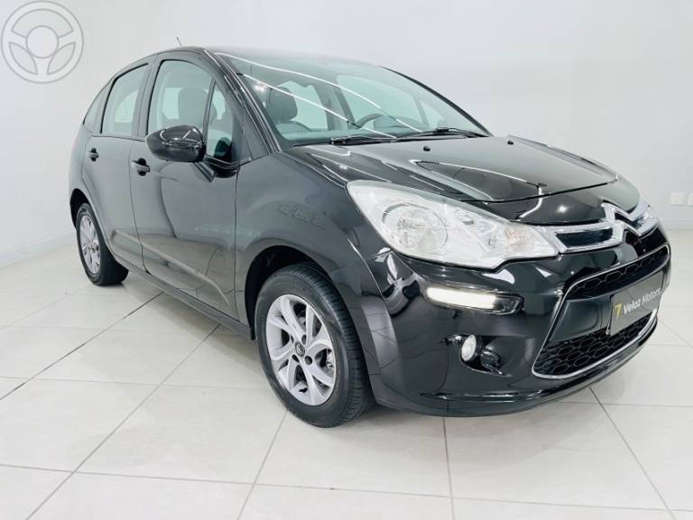 CITROËN - C3 1.5 TENDANCE 8V FLEX 4P MANUAL - 2013/2014 - PRETA - R$ 39.990,00