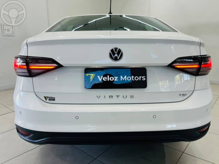 VOLKSWAGEN - VIRTUS 1.0 TSI SENSE 4P MANUAL - 2023/2024 - BRANCA - R$ 94.990,00