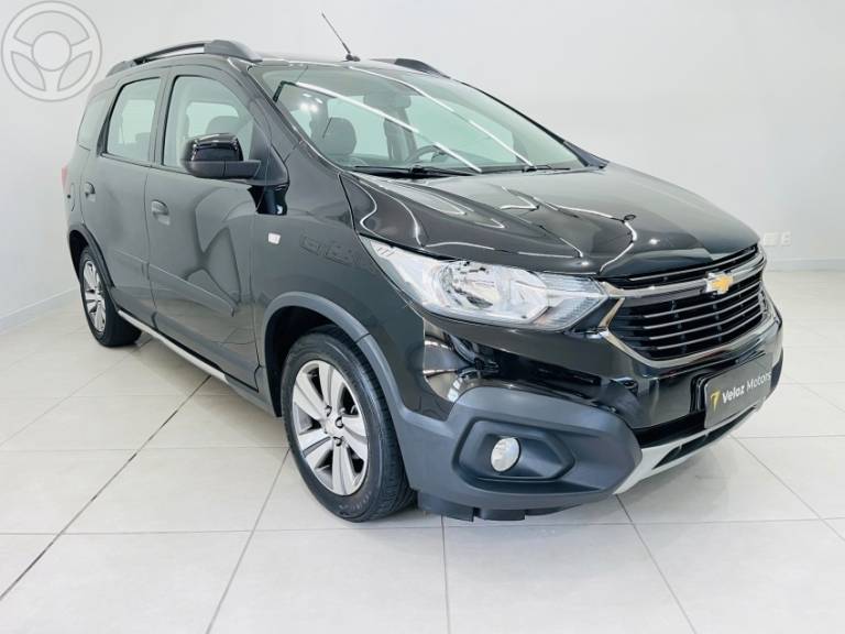 CHEVROLET - SPIN 1.8 8V ACTIV7 FLEX 5P AUTOMÁTICO - 2018/2019 - PRETA - R$ 84.900,00