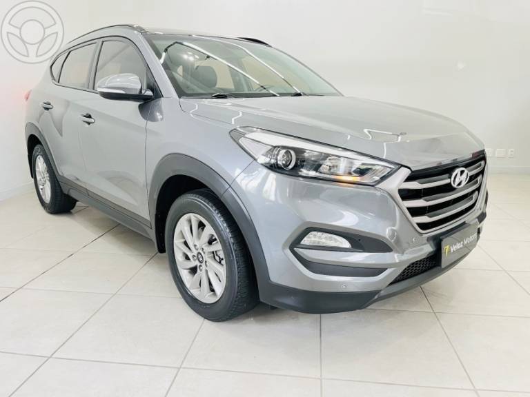 HYUNDAI - TUCSON 1.6 16V T-GDI GLS ECOSHIFT - 2018/2019 - CINZA - R$ 112.900,00