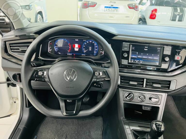 VOLKSWAGEN - VIRTUS 1.0 TSI SENSE 4P MANUAL - 2023/2024 - BRANCA - R$ 94.990,00