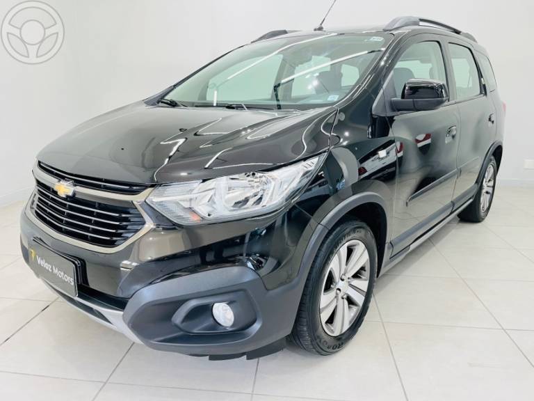 CHEVROLET - SPIN 1.8 8V ACTIV7 FLEX 5P AUTOMÁTICO - 2018/2019 - PRETA - R$ 84.900,00