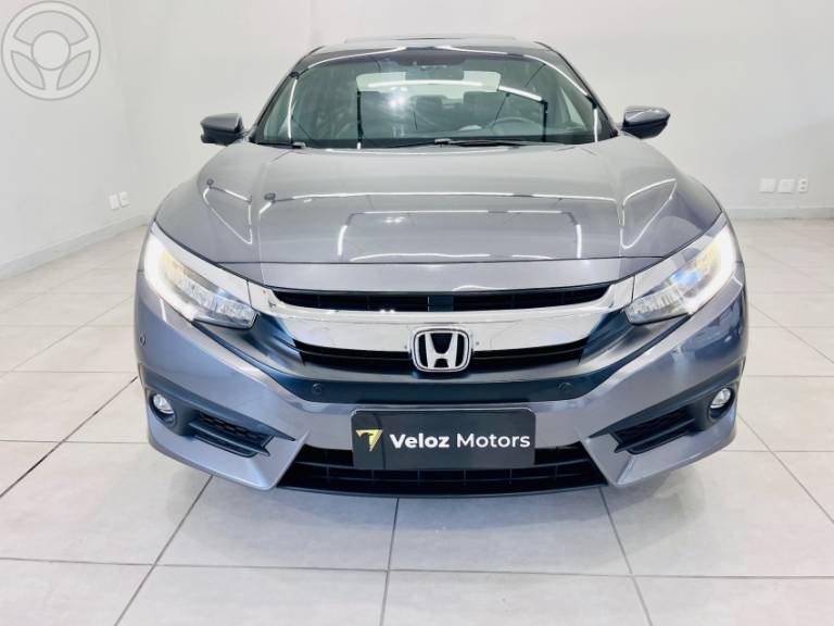 HONDA - CIVIC 1.5 16V TURBO TOURING 4P CVT - 2017/2017 - CINZA - R$ 124.900,00