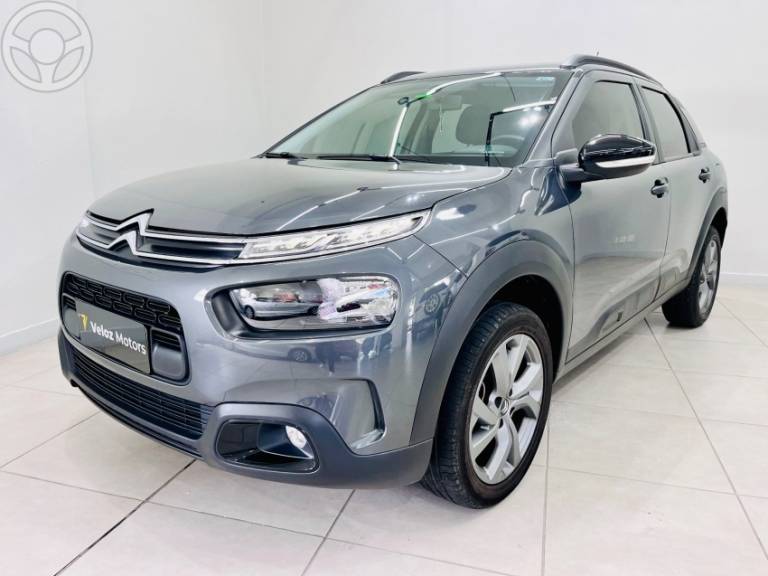 CITROËN - C4 CACTUS 1.6 VTI FEEL FLEX 4P AUTOMATICO - 2020/2020 - CINZA - R$ 71.500,00