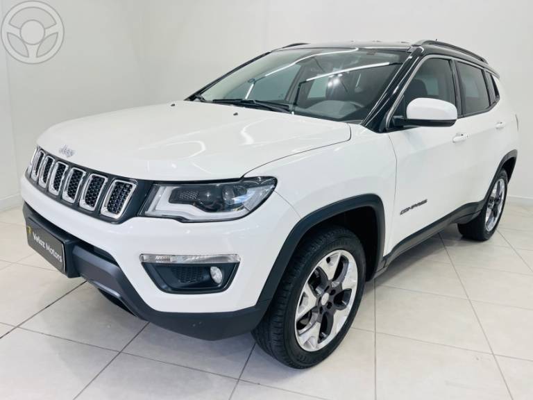 JEEP - COMPASS 2.0 16V DIESEL LONGITUDE 4X4 AUTOMÁTICO - 2018/2019 - BRANCA - R$ 127.900,00