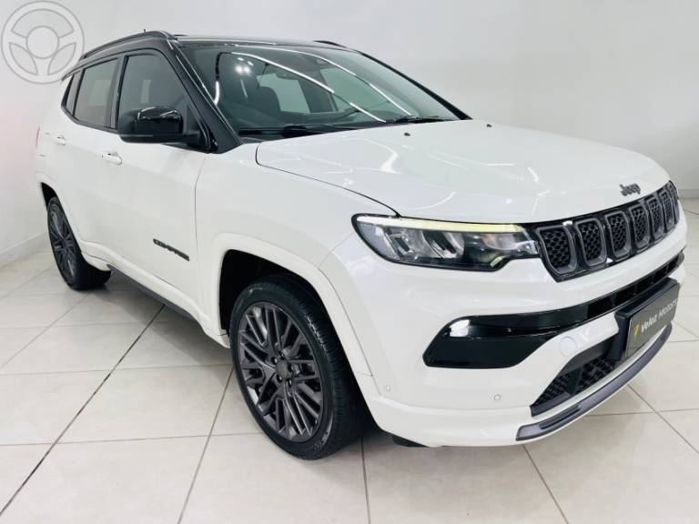 JEEP - COMPASS 1.3 SERIE S T270 16V TURBO FLEX 4P AUTOMÁTICO - 2021/2022 - BRANCA - R$ 159.900,00