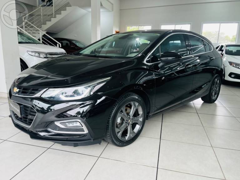 CHEVROLET - CRUZE 1.4 TURBO LTZ SPORT6 16V FLEX 4P AUTOMÁTICO - 2018/2018 - PRETA - R$ 93.500,00