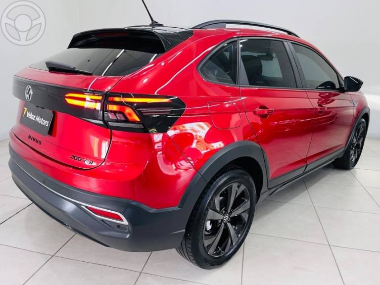 VOLKSWAGEN - NIVUS 1.0 200 TSI HIGHLINE LAUNCHING EDITION TOTAL FLEX 4P AUTOMÁTICO - 2023/2024 - VERMELHA - R$ 123.000,00