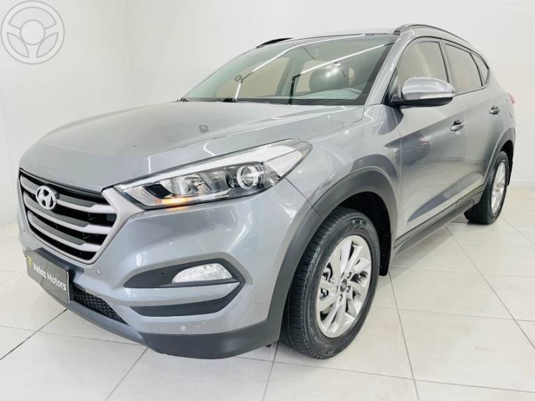 HYUNDAI - TUCSON 1.6 16V T-GDI GLS ECOSHIFT - 2018/2019 - CINZA - R$ 105.900,00