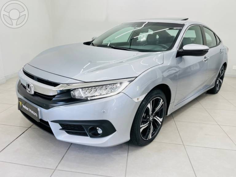 HONDA - CIVIC 1.5 16V TURBO TOURING 4P CVT - 2016/2017 - PRATA - R$ 124.900,00