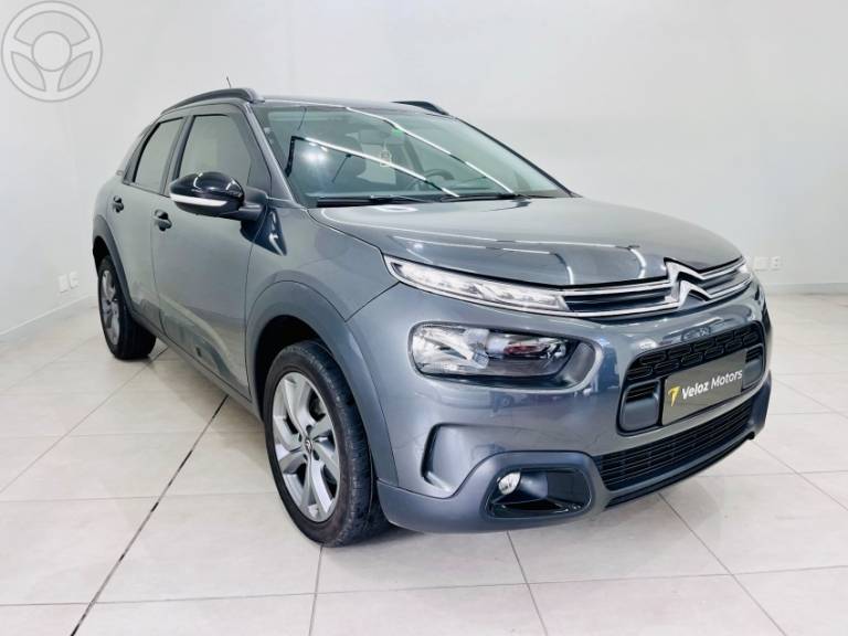 CITROËN - C4 CACTUS 1.6 VTI FEEL FLEX 4P AUTOMATICO - 2020/2020 - CINZA - R$ 71.500,00