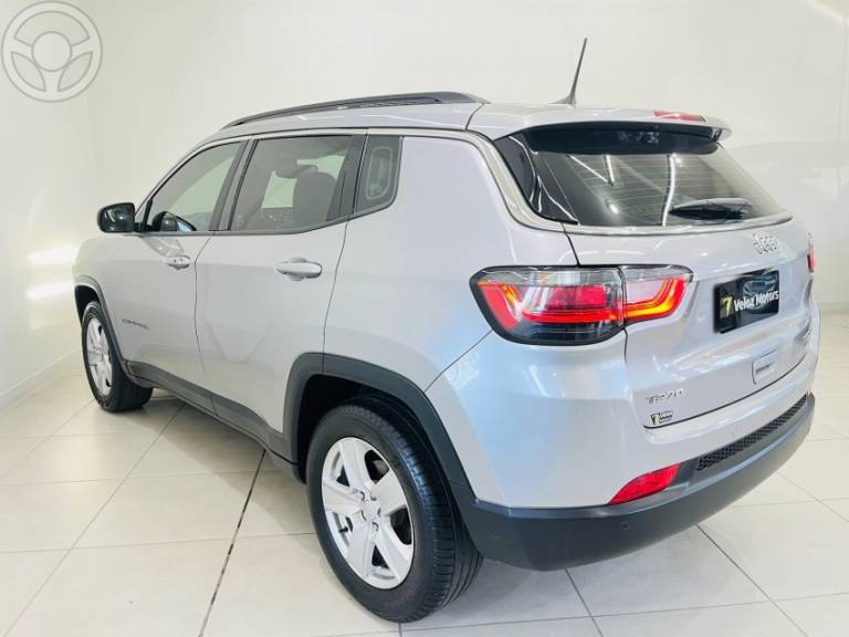 JEEP - COMPASS 1.3 SPORT T270 16V TURBO FLEX 4P AUTOMÁTICO - 2021/2022 - PRETA - R$ 112.990,00