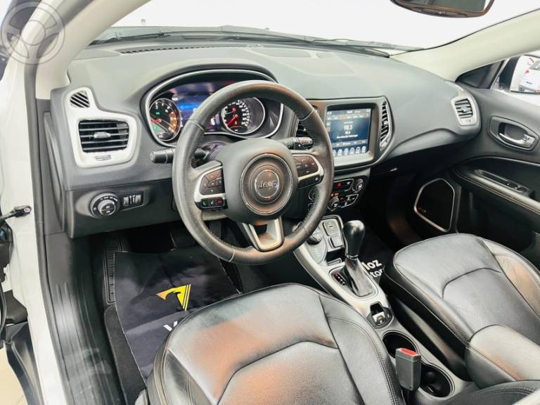 JEEP - COMPASS 2.0 16V DIESEL LONGITUDE 4X4 AUTOMÁTICO - 2018/2019 - BRANCA - R$ 124.990,00