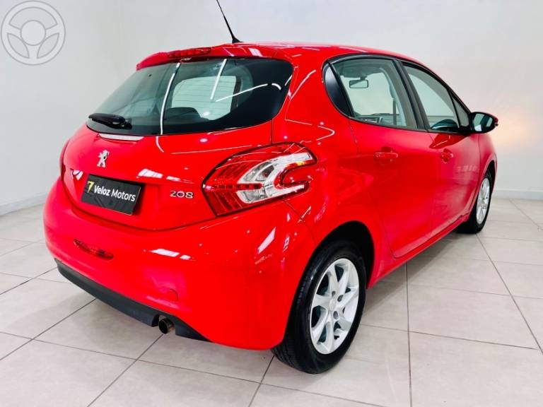 PEUGEOT - 208 1.5 ACTIVE 8V FLEX 4P MANUAL - 2013/2014 - VERMELHA - R$ 39.900,00