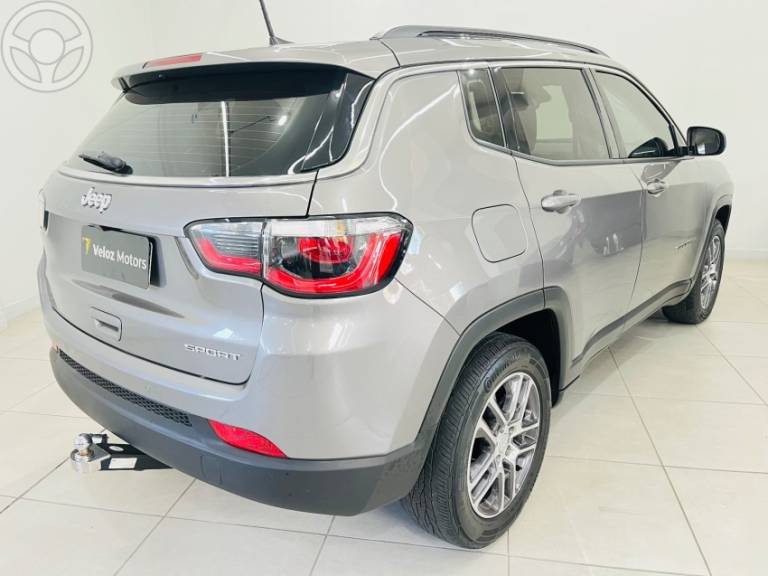 JEEP - COMPASS 2.0 16V FLEX SPORT AUTOMÁTICO - 2020/2021 - CINZA - R$ 99.900,00