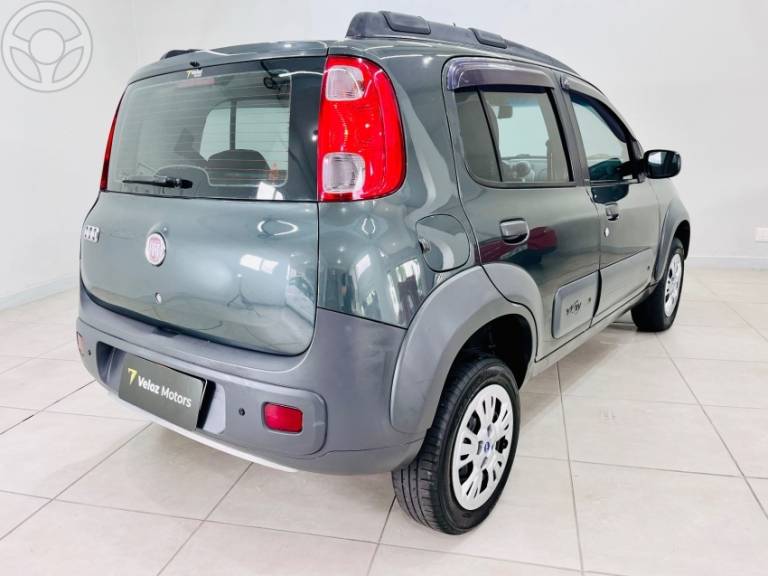 FIAT - UNO 1.0 WAY 8V FLEX 4P MANUAL - 2011/2011 - CINZA - R$ 29.500,00